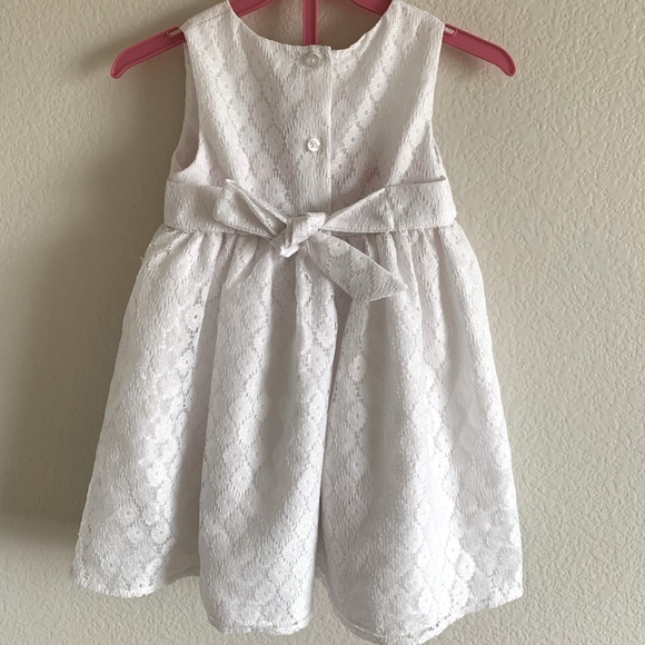 4T white lace dress - Picture 2 of 3